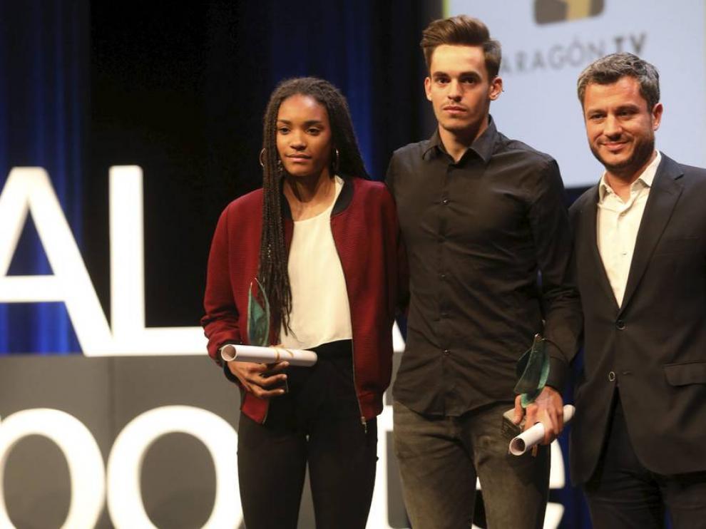 Salma Paralluelo y Daniel Ambrós.