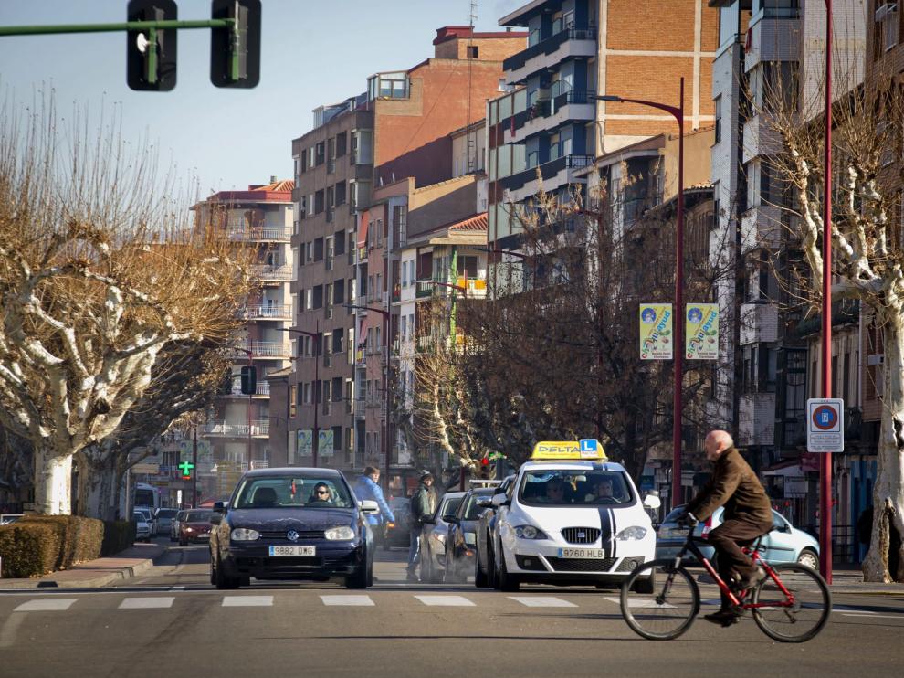 Una céntrica calle de la localidad de Calatayud