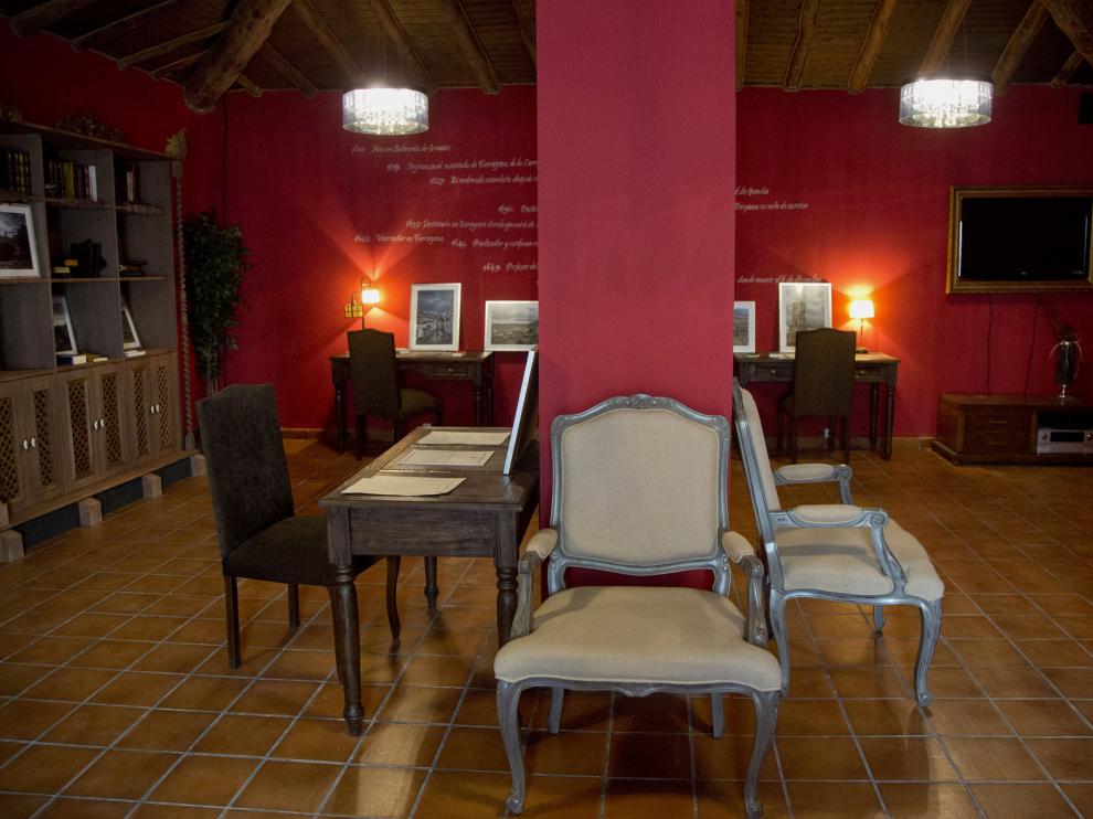 Estancia principal del Espacio Baltasar Gracián en Belmonte.