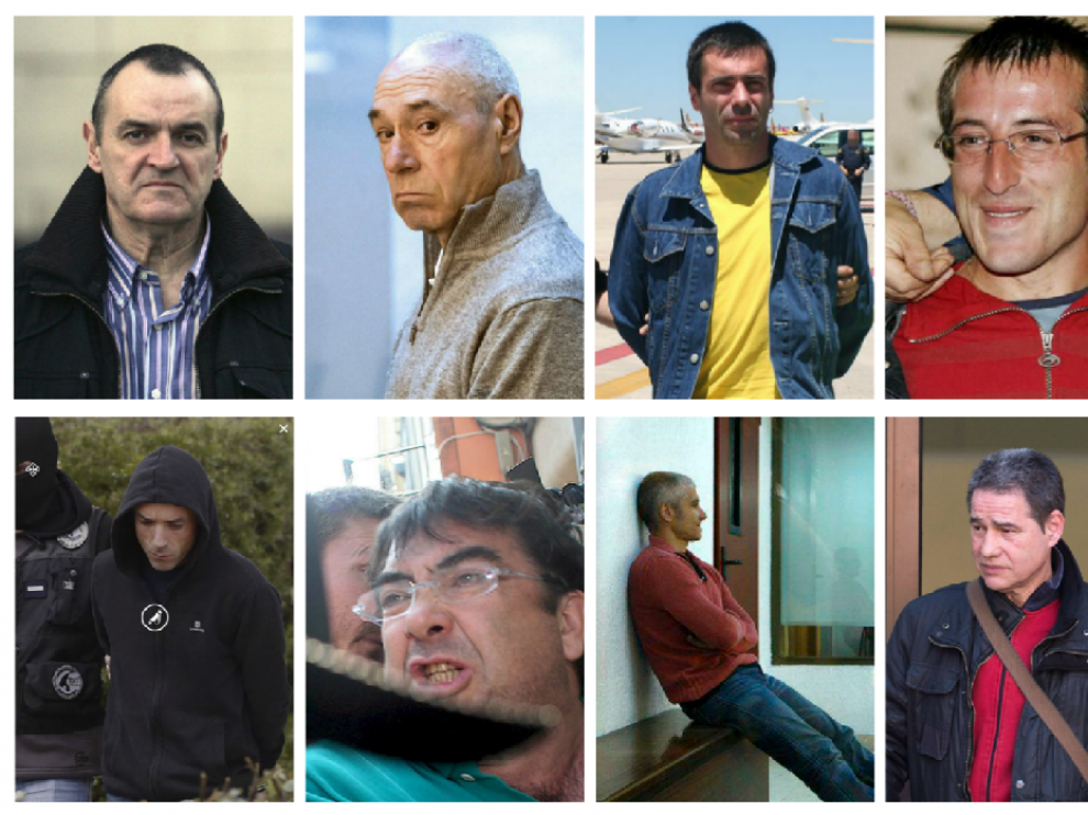 Algunos de los históricos miembros de ETA