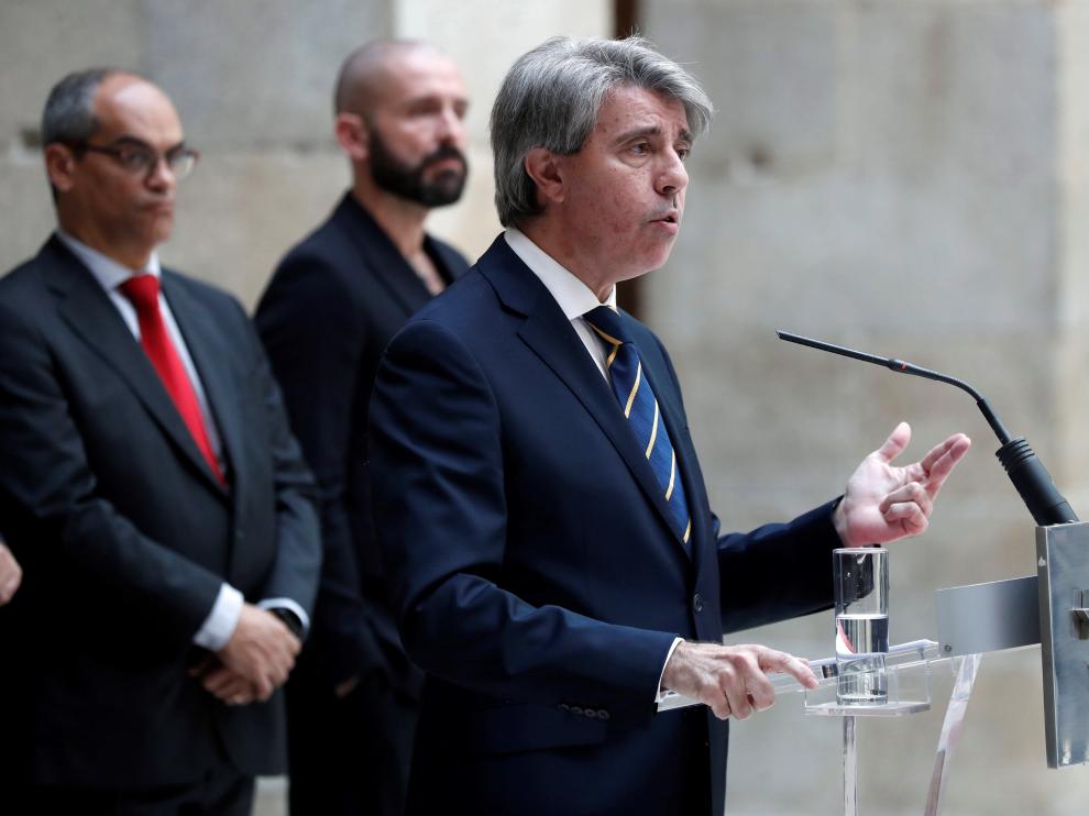 Ángel Garrido, presidente de la Comunidad de Madrid.