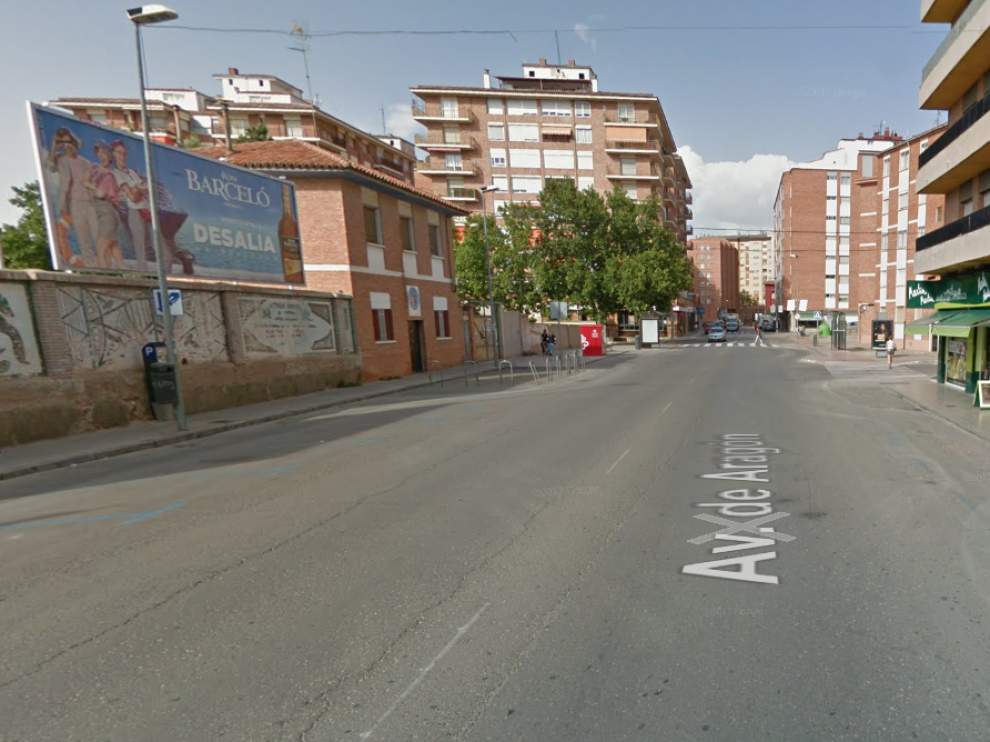 Avenida de Aragón en Teruel