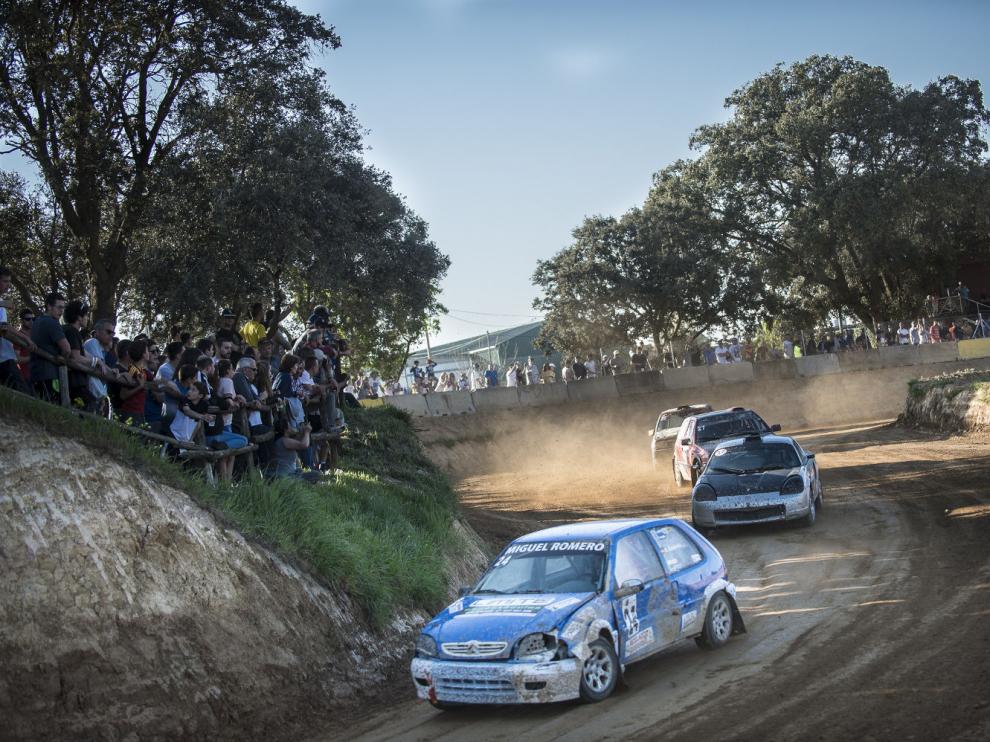 Carrera de la pasada edición del autocross de Esplús