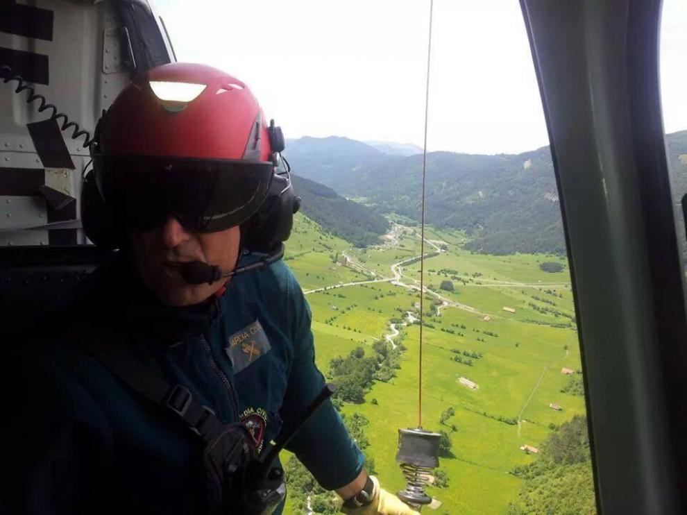 En su último destino, Francisco Valero fue jefe del Greim de Pamplona