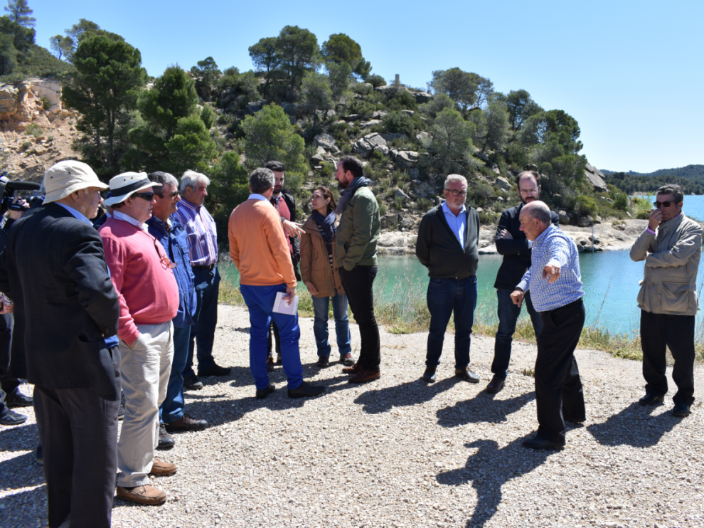 Un grupo de diputados visitó esta semana las balsas de Valcomuna y La Trapa.