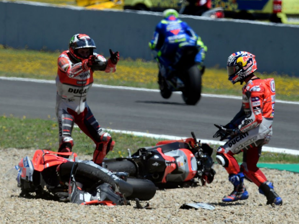 ¿Qué ha pasado entre Lorenzo y Márquez en el mundial de Moto GP?