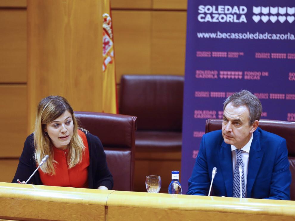 José Luis Rodríguez Zapatero ha sido el encargado de clausurar la 'II Jornada Huérfan@s de la violencia de género'.