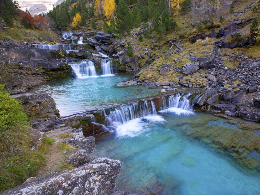 Las gradas de Soaso, en el Parque Nacional de Ordesa y Monte Perdido, que este año celebra su centenario.