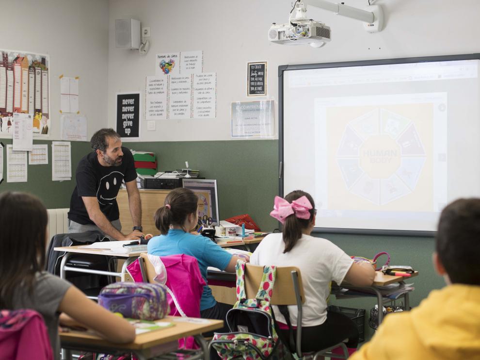 Una clase del CEIP Catalina de Aragón.