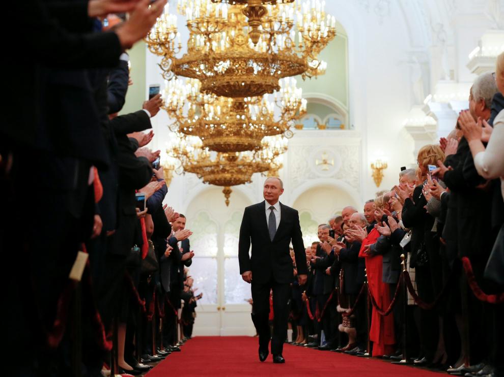 Putin toma posesión de su cuarto mandato al frente del Kremlin