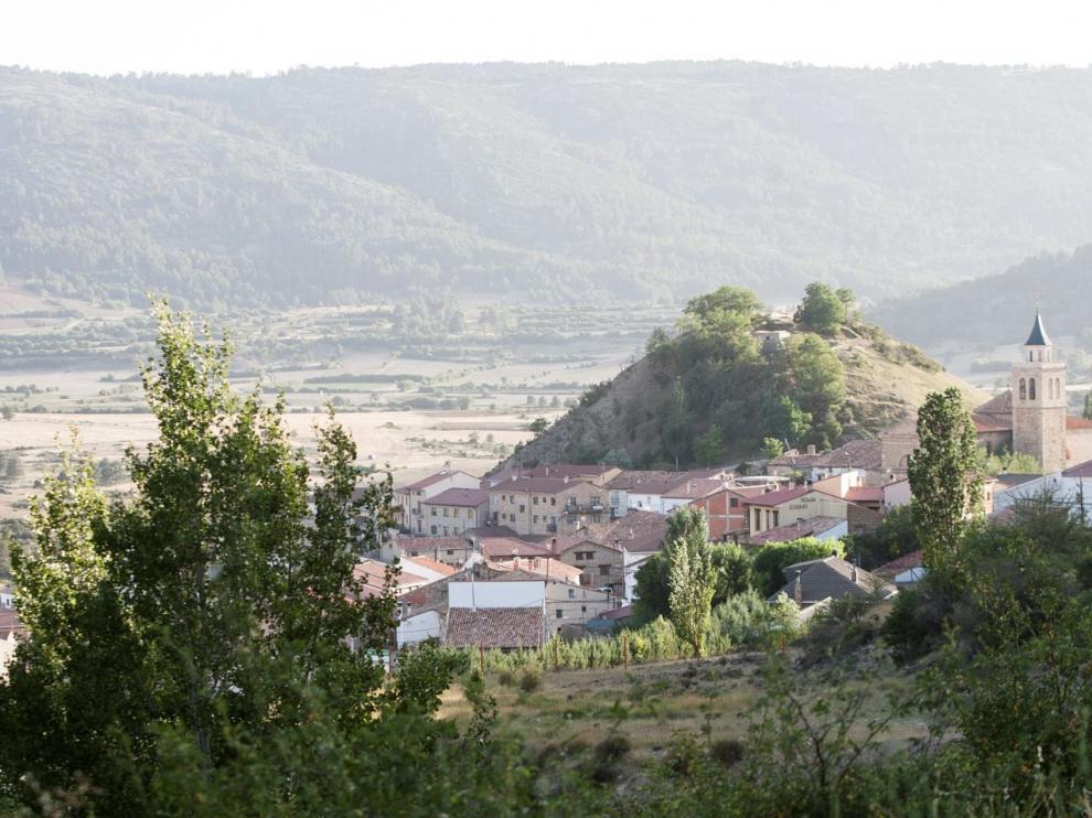 Vistas de la localidad turolense de Frías de Albarracín.