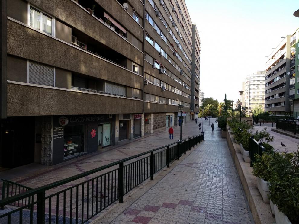 Interior de la urbanización de Parque Roma.