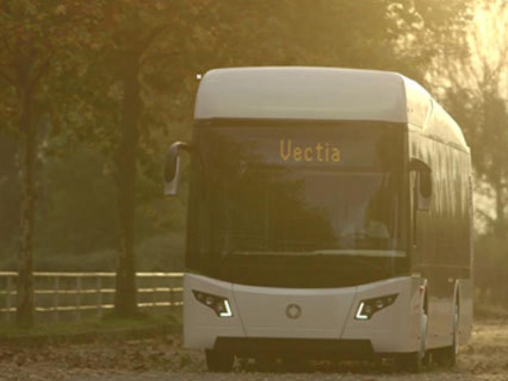 Un autobús de la marca Vectia.