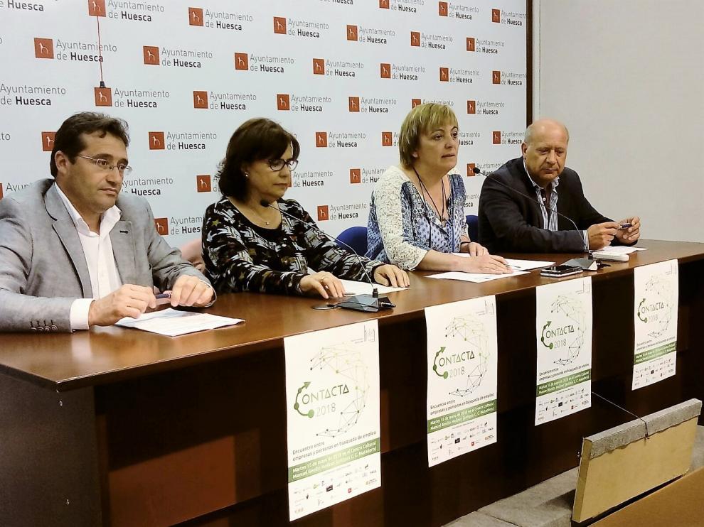 Jesús Alfaro, Carmen Launa, Pilar Novales y Pedro Bergua.