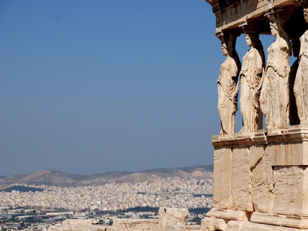 Vista de Atenas desde la Acrópolis