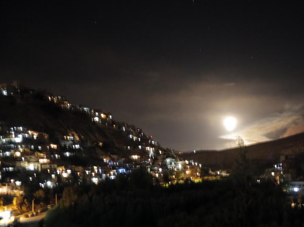 Vista de misiles de defensa aérea sirios.