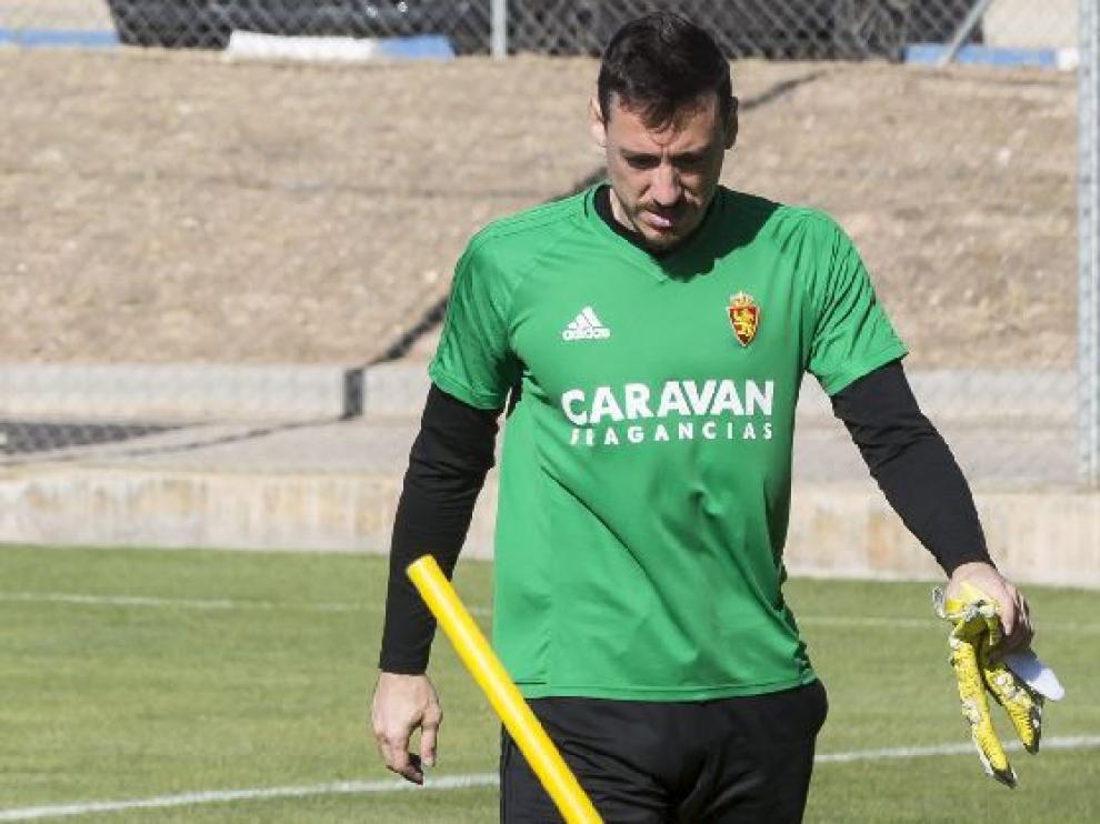 Cristian Álvarez, en la Ciudad Deportiva.
