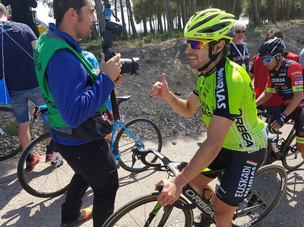 Jon Aberasturi gana la primera etapa de la Vuelta Aragón