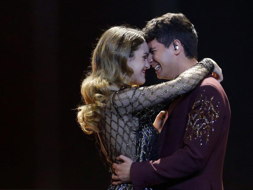 Amaia y Alfred, en el festival de Eurovisión