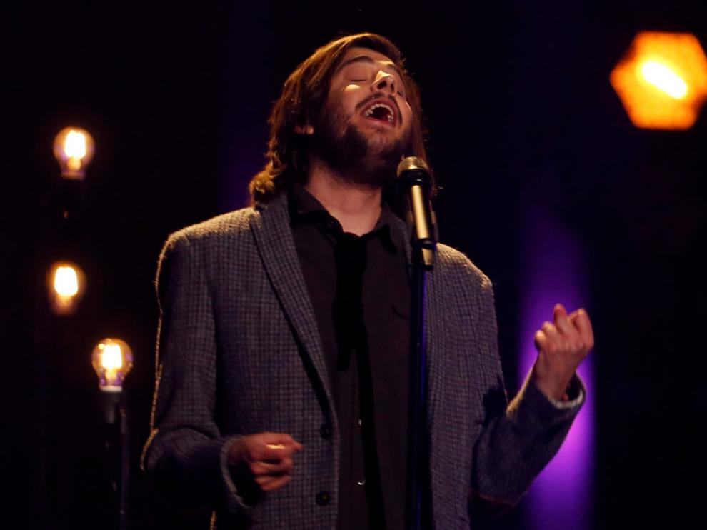 El cantante Salvador Sobral, en Eurovisión.