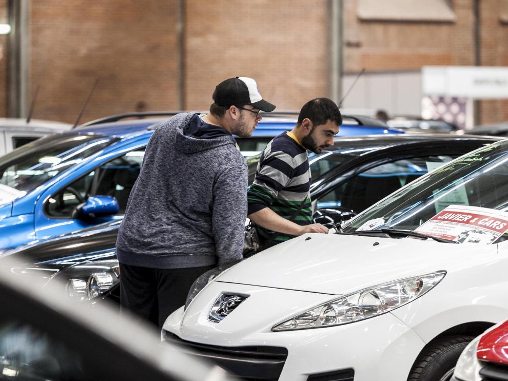Coches expuestos en una pasada edición en Stock Car, que se celebra entre el 17 y el 20 de mayo en la Feria de Zaragoza.