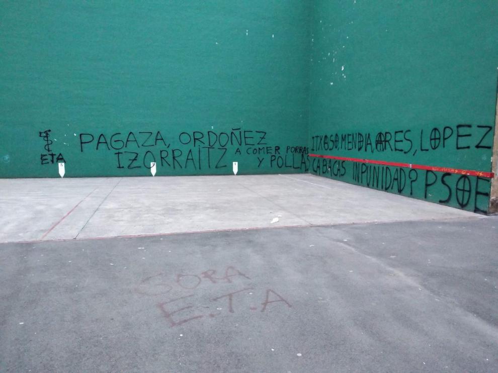 Algunas de las pintadas