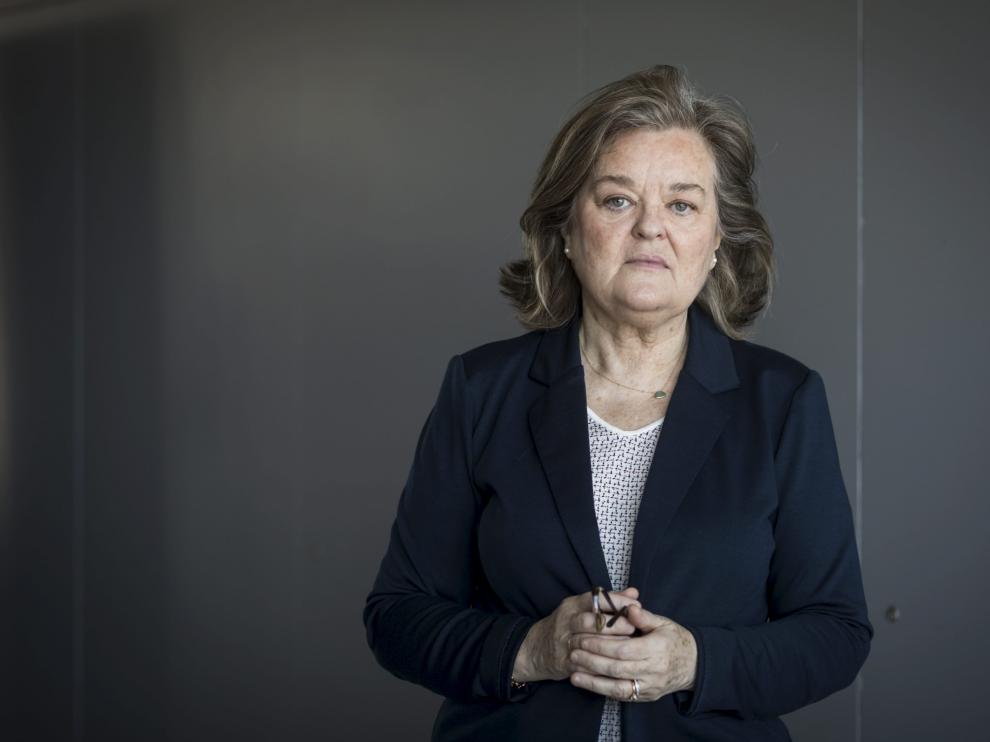 Lourdes Fañanás en las jornadas de Asapme sobre el abordaje de la esquizofrenia.