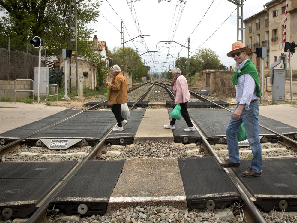 Paso a nivel.