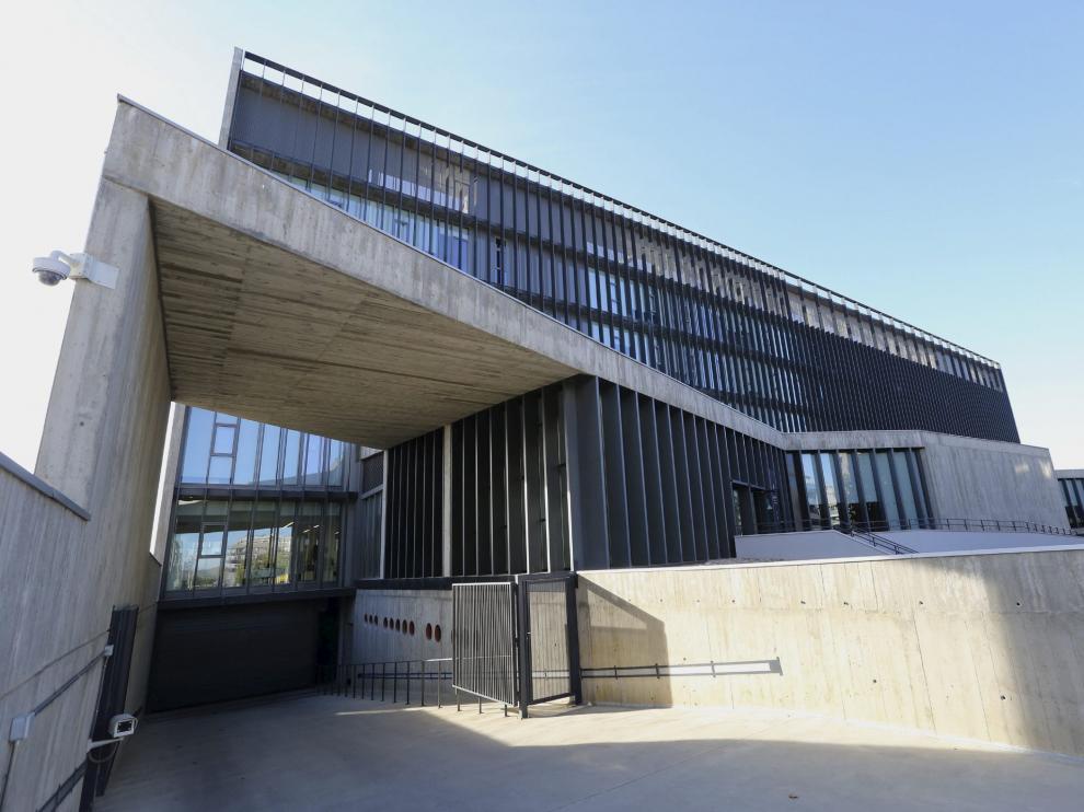 Vista exterior de la Audiencia de Huesca, donde se ha celebrado el juicio