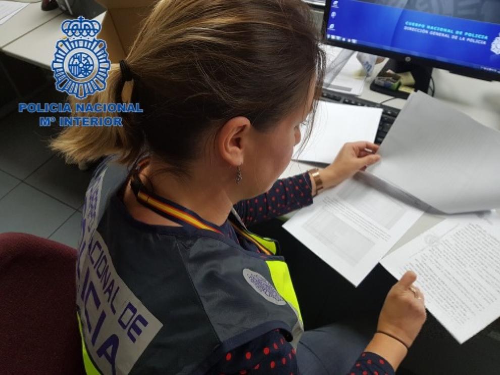 Una agente de la Policía Nacional en una foto de archivo