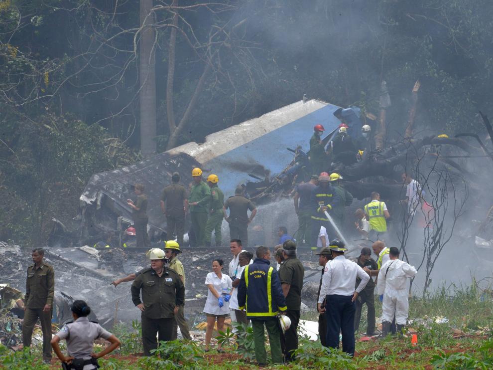 Accidente aéreo en Cuba