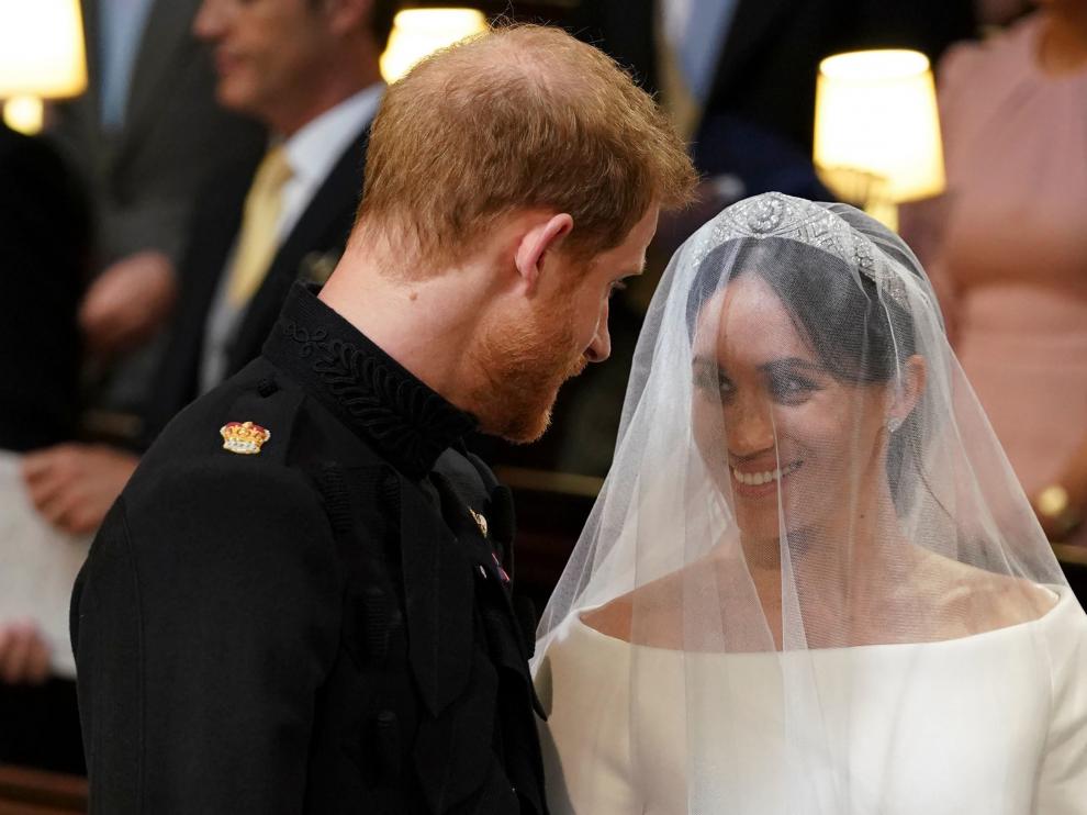 El príncipe Enrique y Meghan Markle se dan el sí quiero