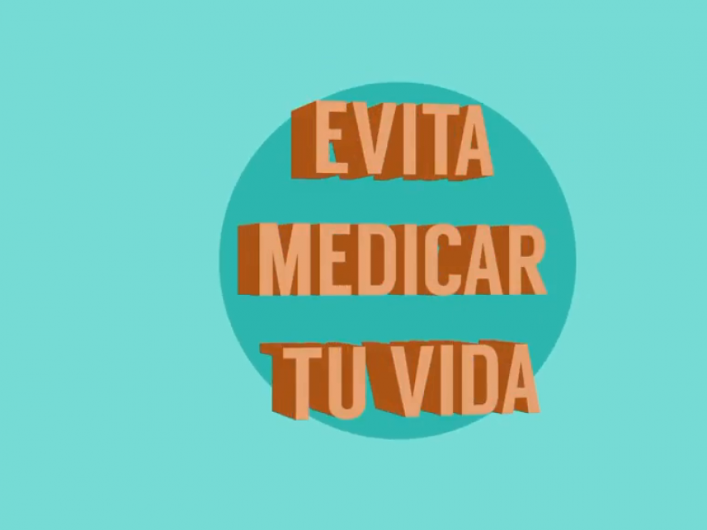 Fotograma del vídeo lanzado por el Gobierno de Aragón para sensibilizar sobre el consumo adecuado de medicamentos.