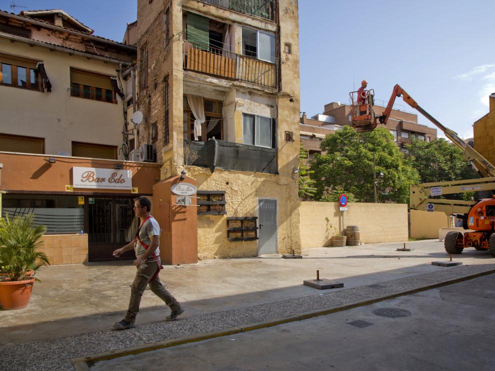 Edificio de la calle San Antón, 12, de Calatayud.