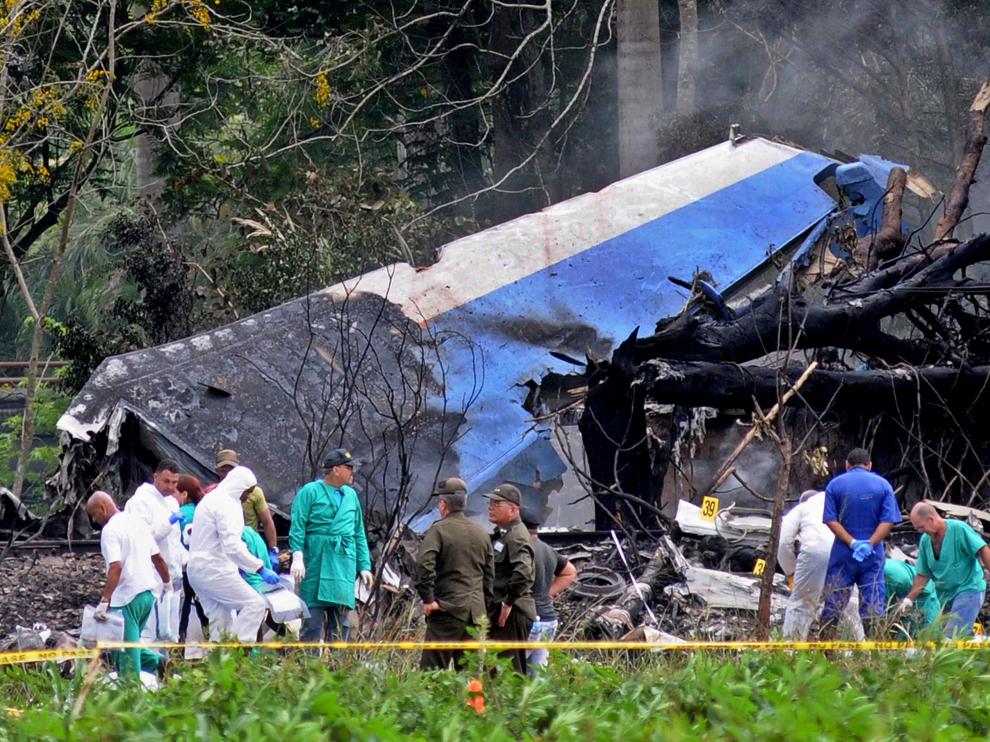 Accidente aéreo en La Habana.