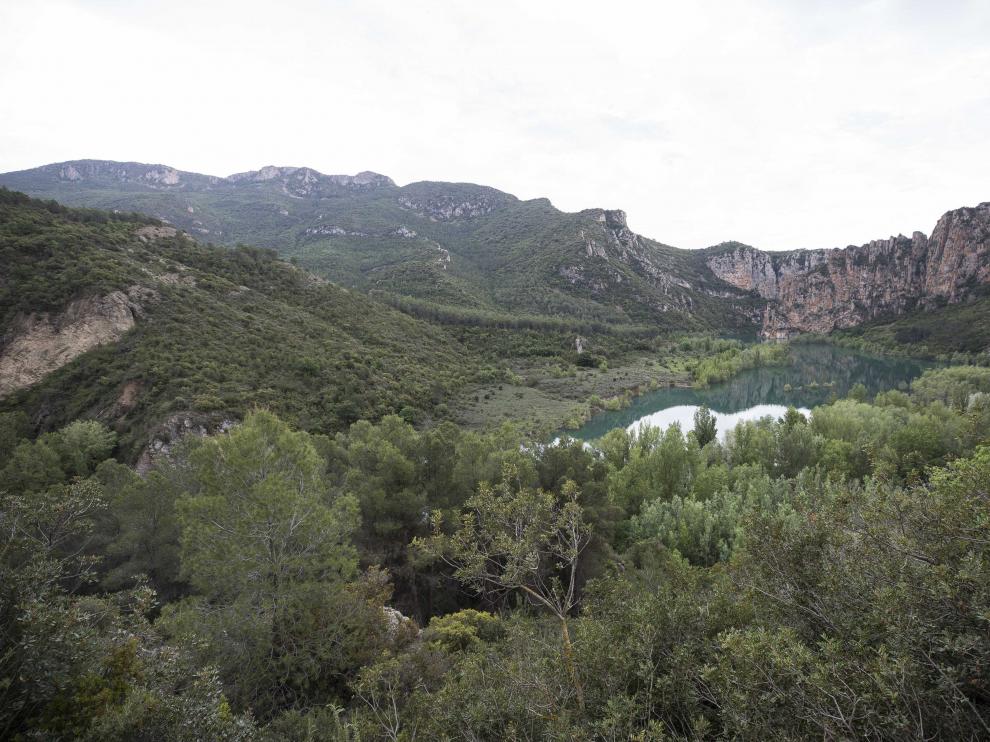 Una muestra del mágico paisaje que ofrece el pantano de Santa Ana.