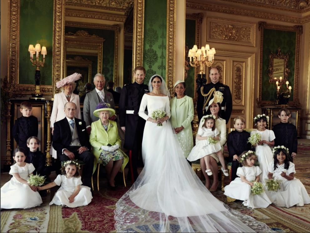 Fotografías oficiales de la boda real.