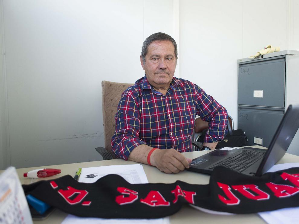 Juan Carlos Ruiz de Lazcano 'Chirri', en las oficinas del San Juan.