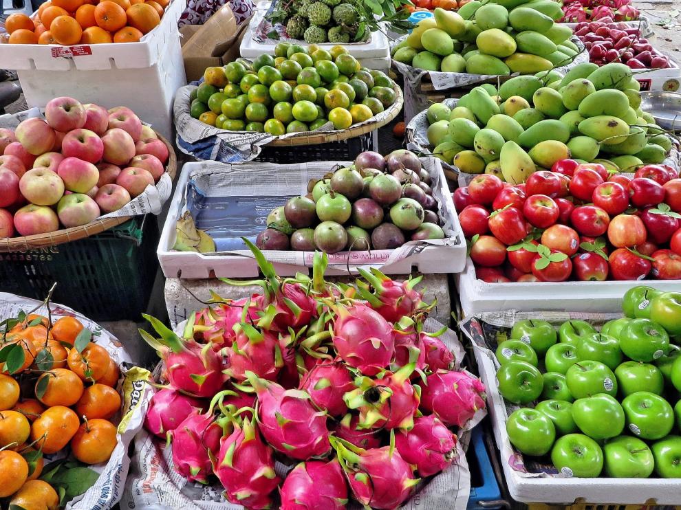 Las frutas y verduras son alimentos muy saciantes.