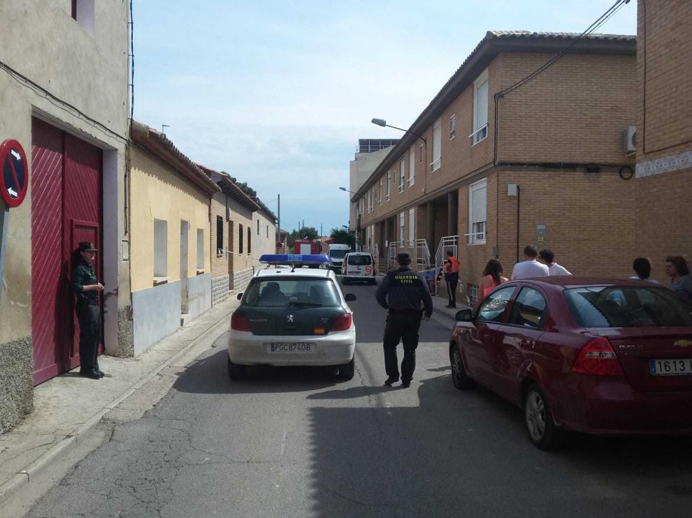 Imagen de archivo de una reciente intervención de la Guardia Civil en Villamayor.