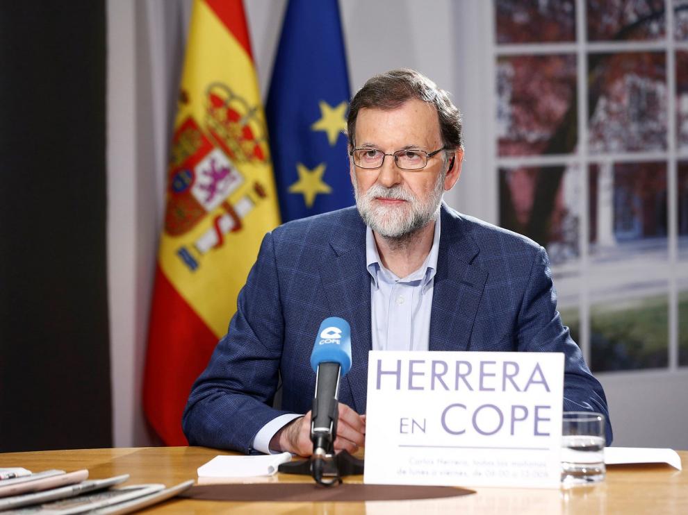 Rajoy, en una entrevista para la COPE