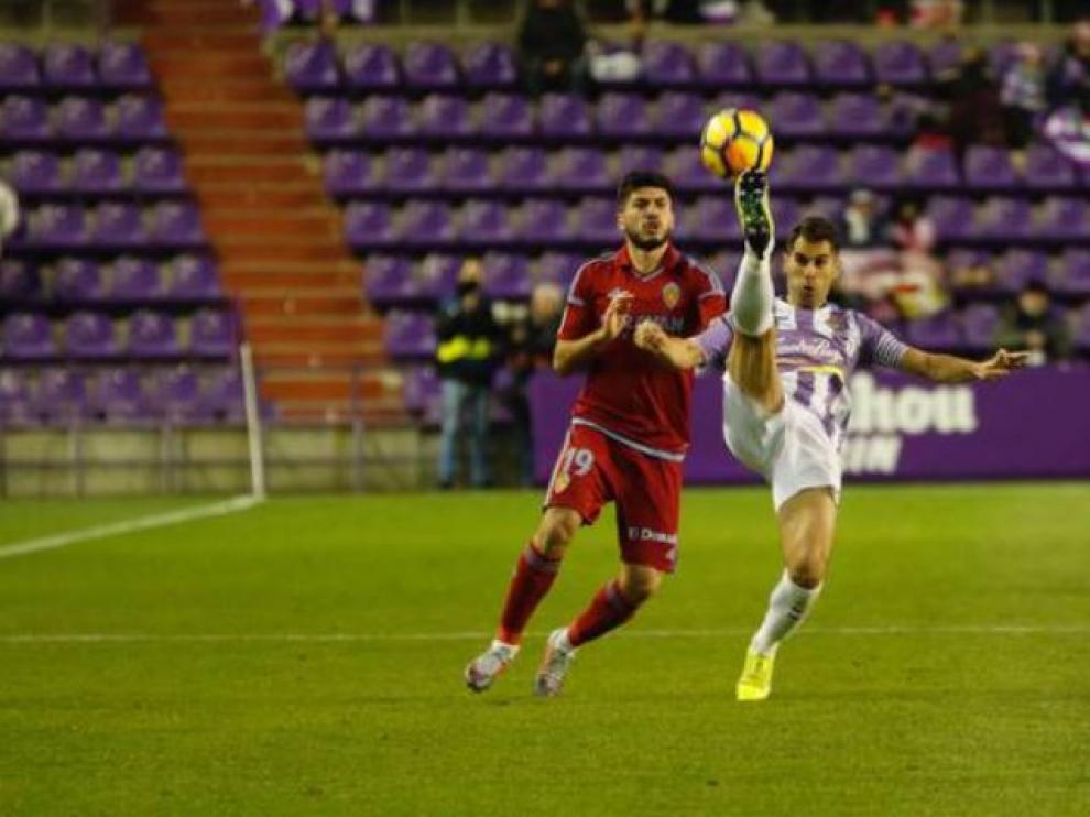 Papunashvili, en el partido de la primera vuelta en Valladolid.