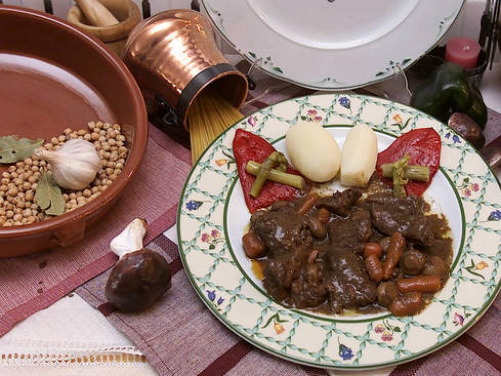 Receta elaborada con carne de ciervo.