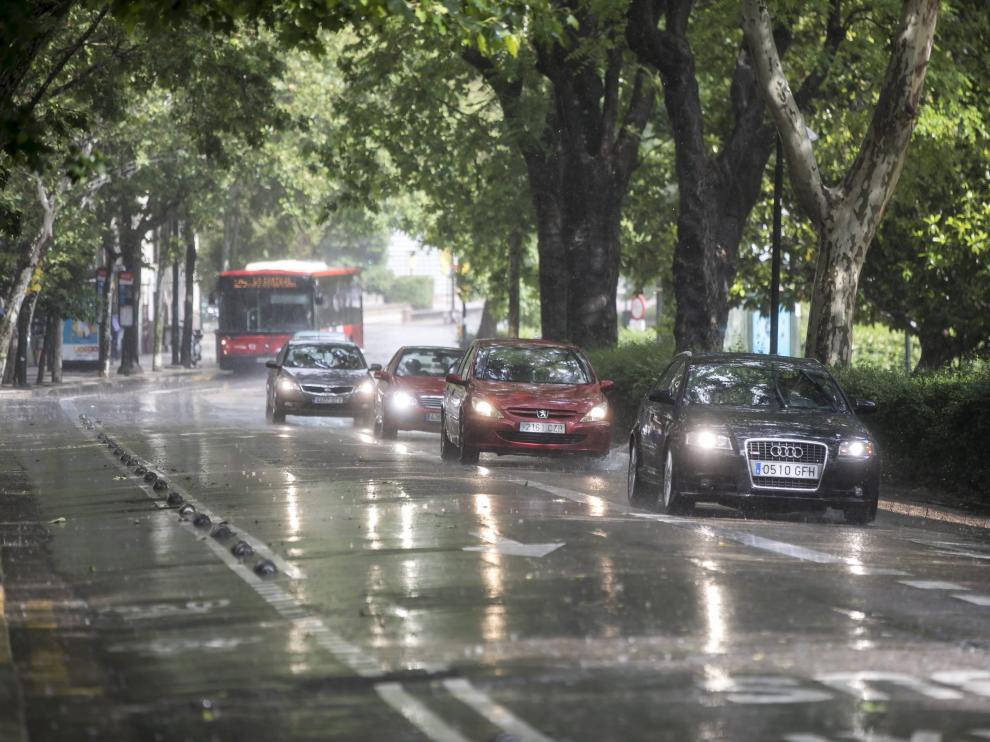 Tormenta en Zaragoza