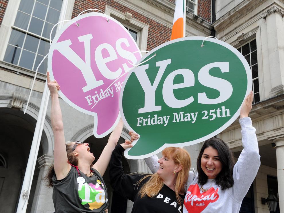 Victoria arrolladora del 'Sí' a la liberalización del aborto en Irlanda