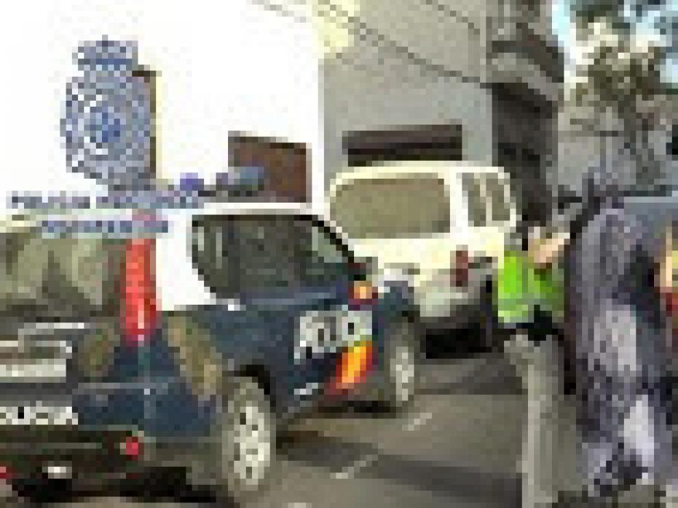 La detención de Silvia Celestín por la policía en Lanzarote.