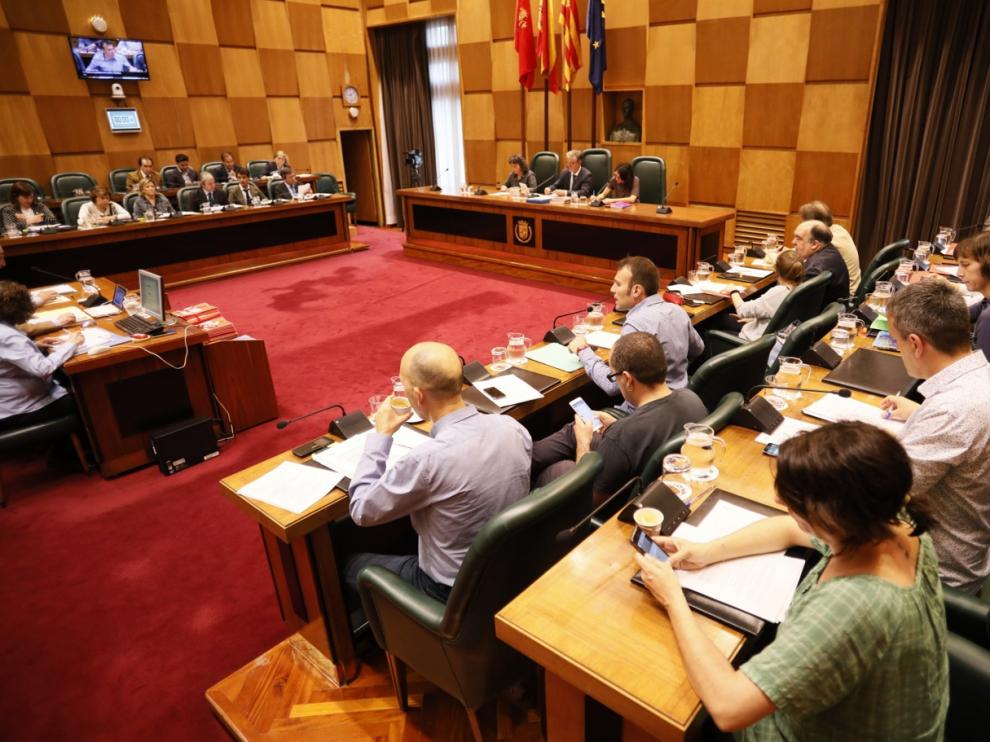 Pleno del Ayuntamiento de Zaragoza