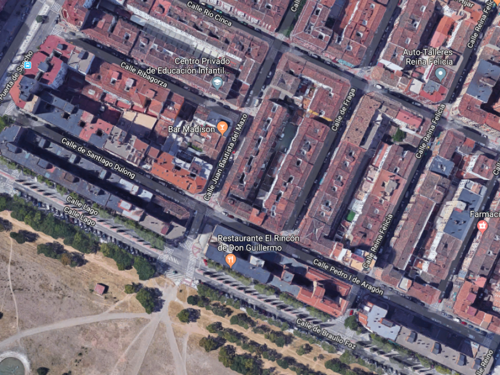 El accidente se ha producido en la calle de Braulio Foz con Juan Bautista del Mazo.