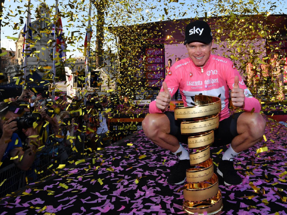 Froome aumenta su palmarés conquistando su primer Giro de Italia