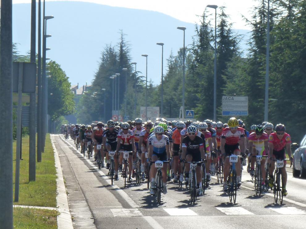 Última edición de la Cicloturista de la Jacetania, celebrada en 2015